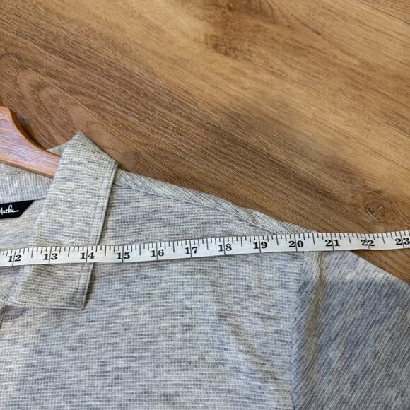 Travis Mathew Long Sleeve Performance Polo Gray XXL - Picture 11 of 13